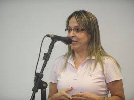 Representante do Deinfra, Andréa Cristina Teixeira