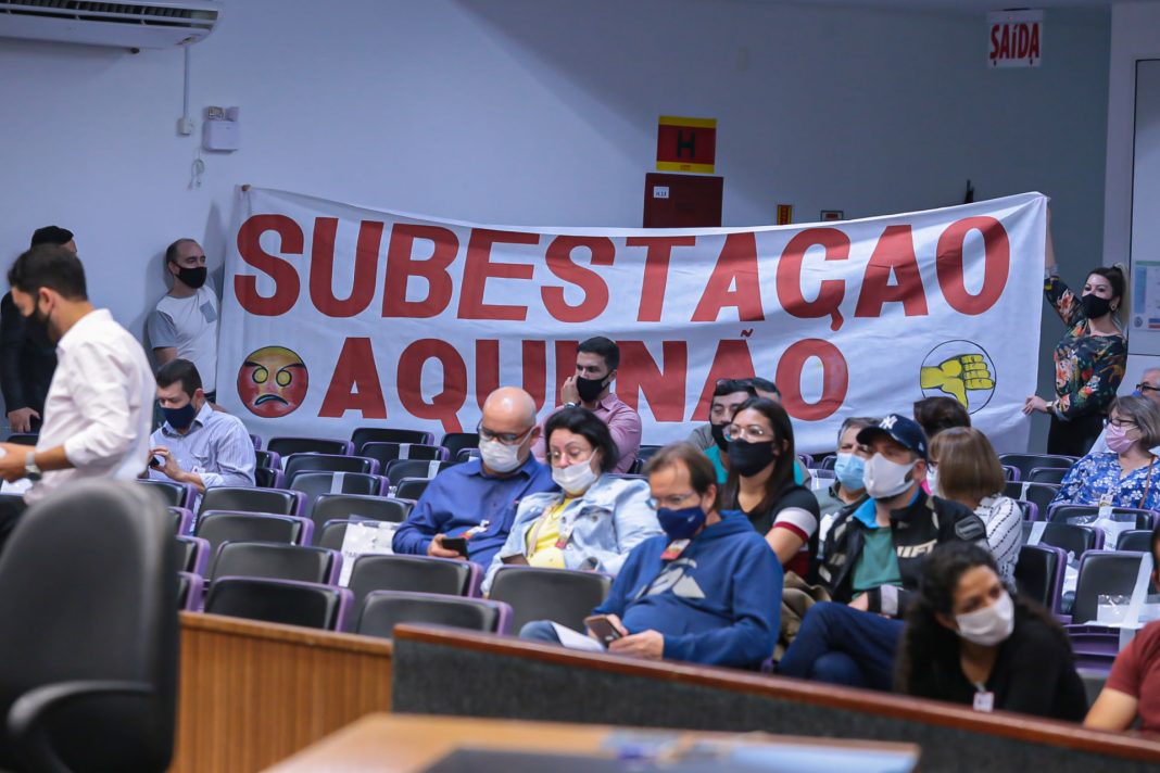 Audiência pública sobre a subestação da Celesc no bairro Boa Vista