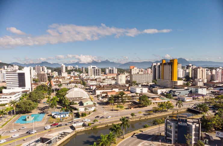 Região central de Joinville / Foto: Mauro Arthur Schlieck